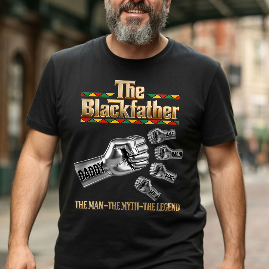 The Blackfather  - Personalized 2D Unisex T-shirt
