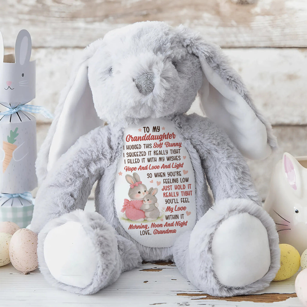 You’ll Feel My Love Within It - Personalized Stuffed Bunny