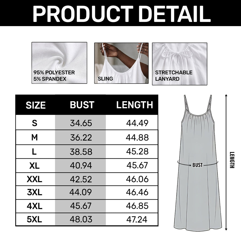 Custom Photo 12 Zodiac Signs - Personalized Backless Cami Maxi Dress