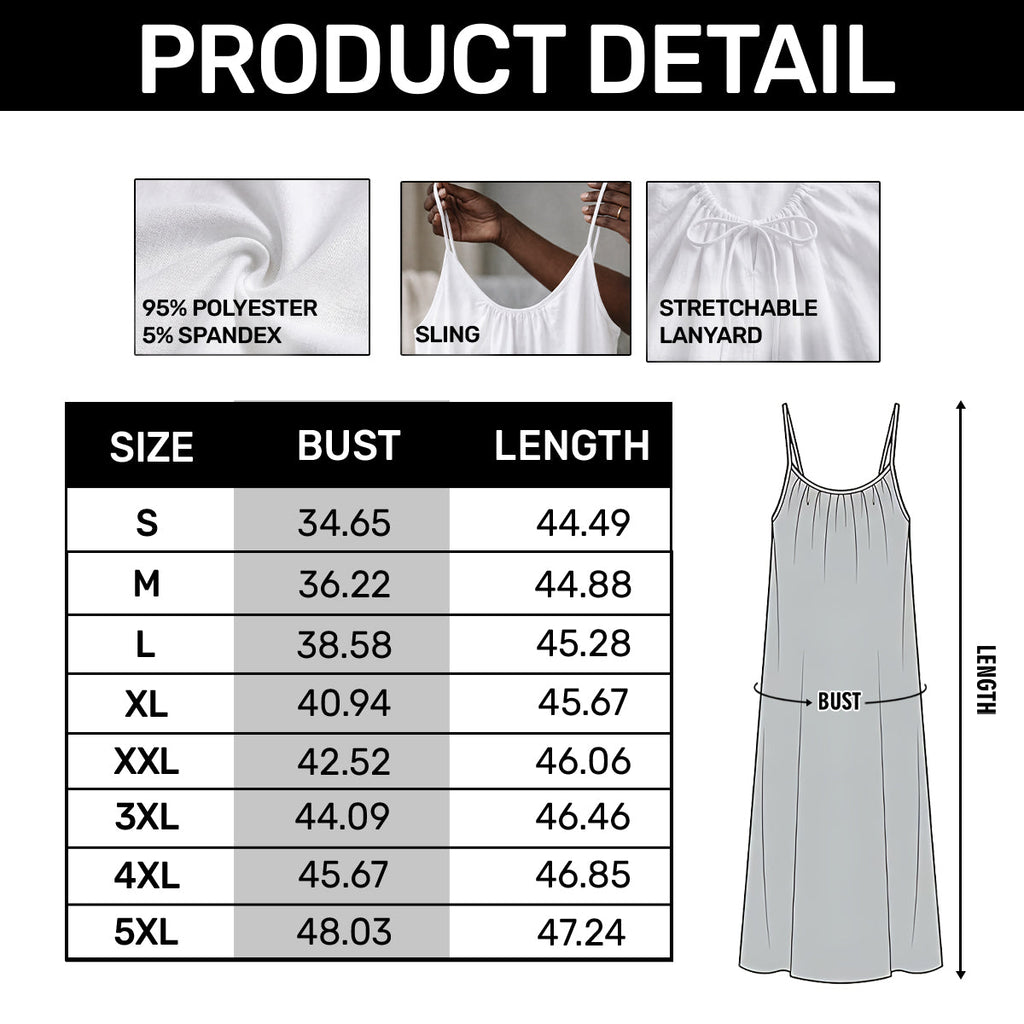 I Am The Storm - Personalized Backless Cami Maxi Dress