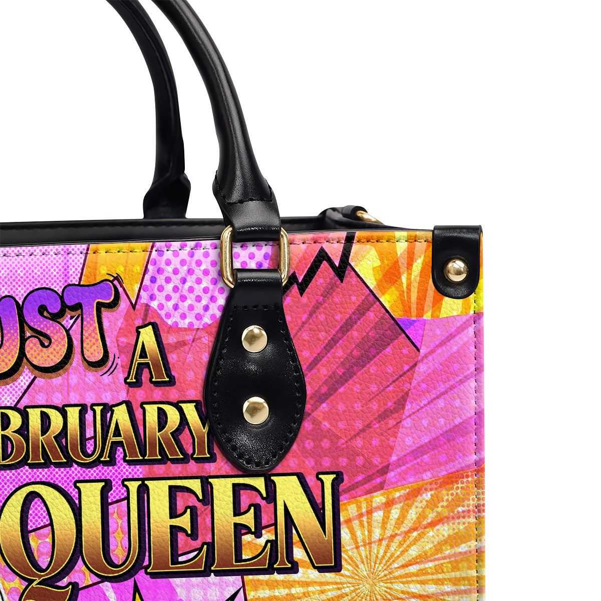Just A Queen Building Her Own Empire - Personalized Leather Handbag