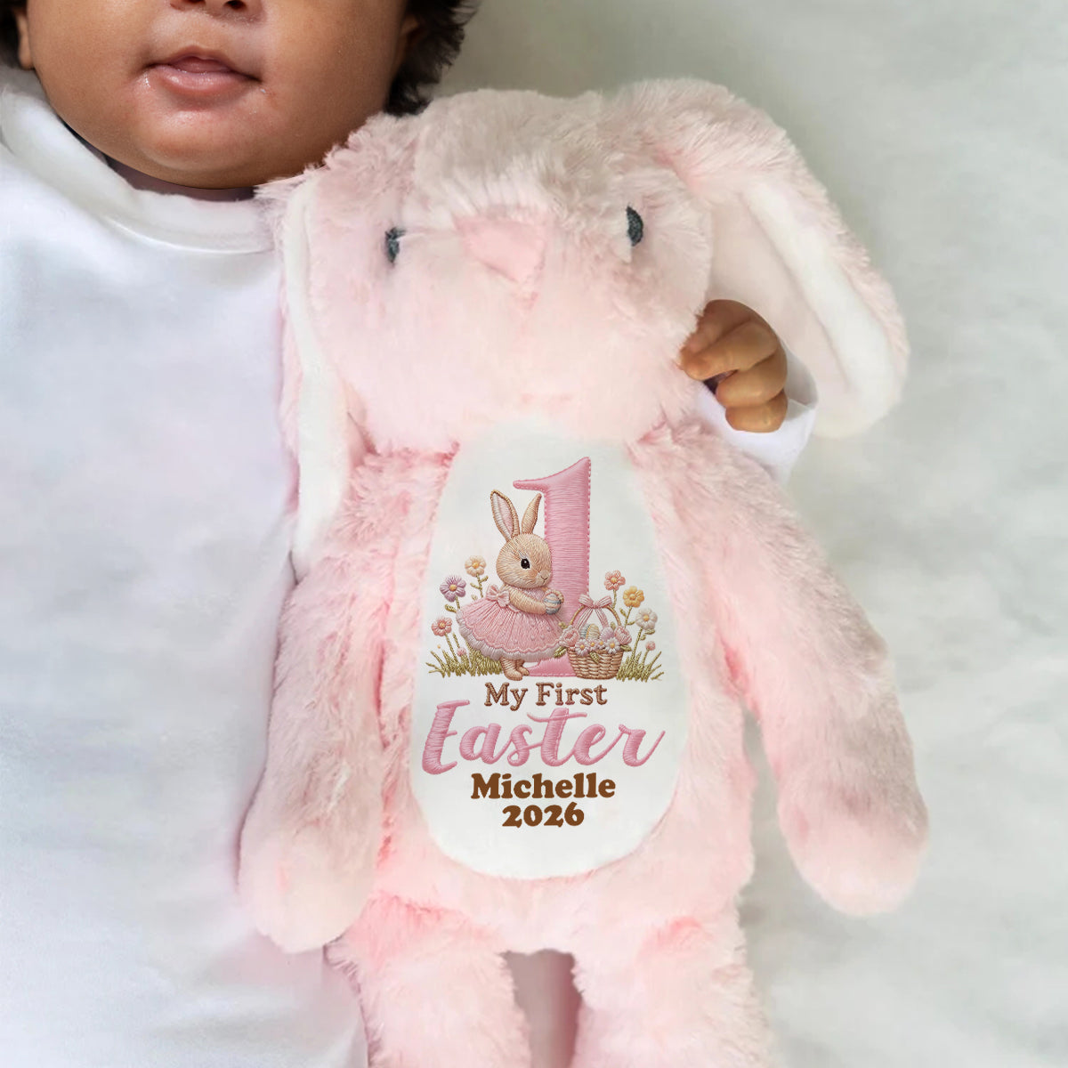 Baby's First Easter - Personalized Stuffed Bunny