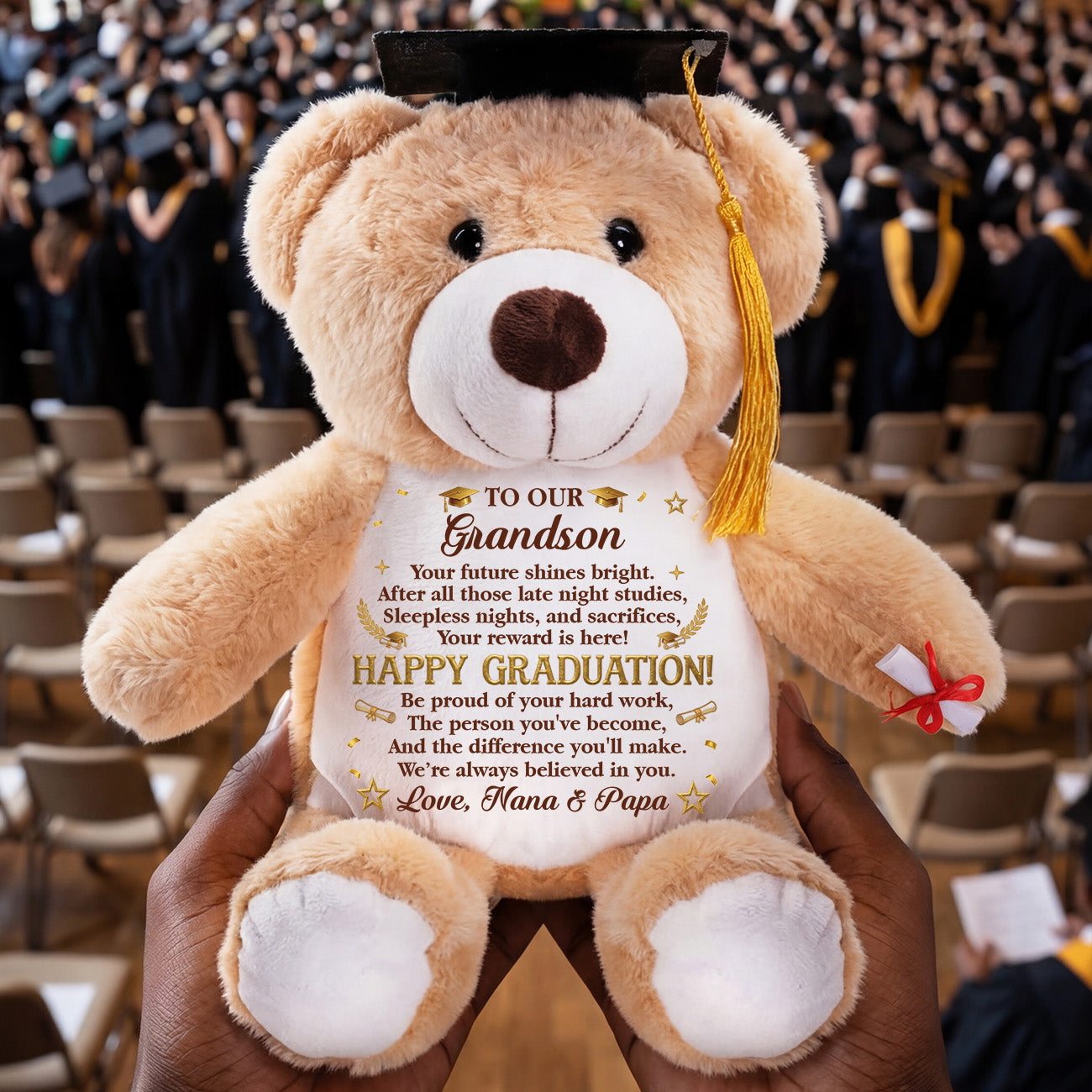 I've Always Believed In You - Personalized Graduation Teddy Bear