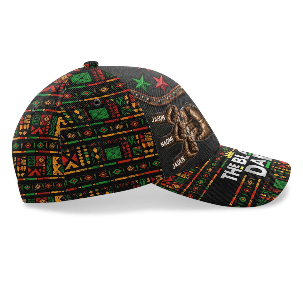 Dope Black Dad - Personalized Classic Cap