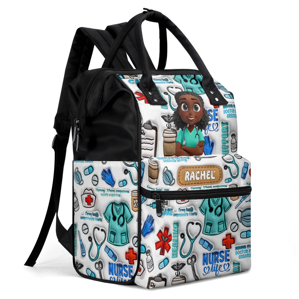 Nurse Life - Personalized Duckbilled Backpack