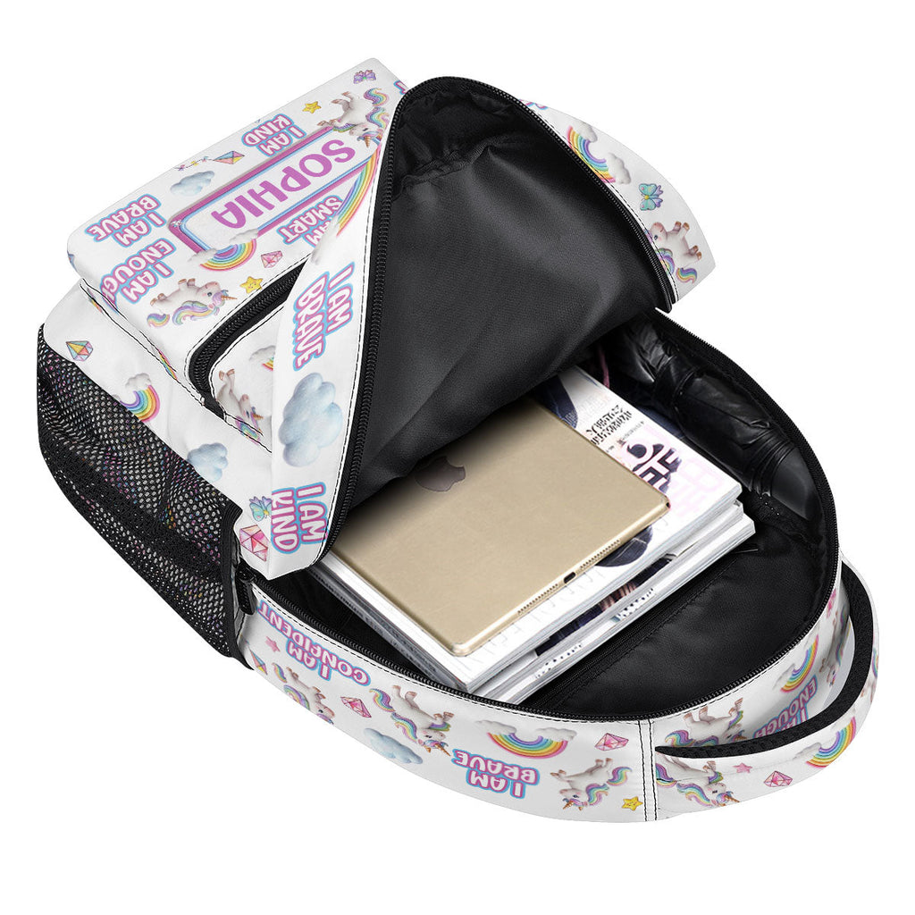 Unicorn Custom Alphabet - Personalized Backpack