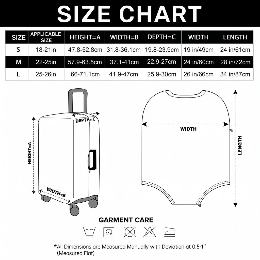Zodiac Queen - Personalized Luggage Cover