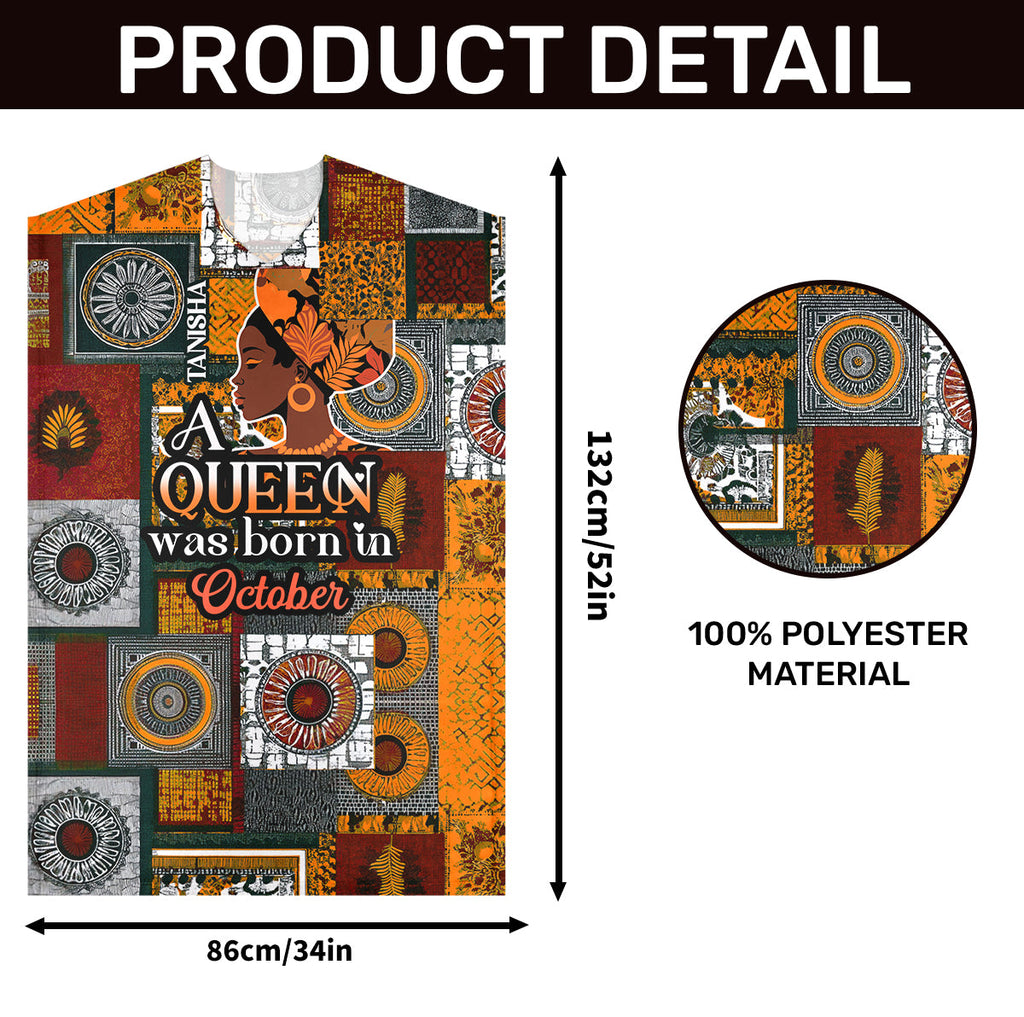 A Beautiful Queen - Personalized Kaftan Dress