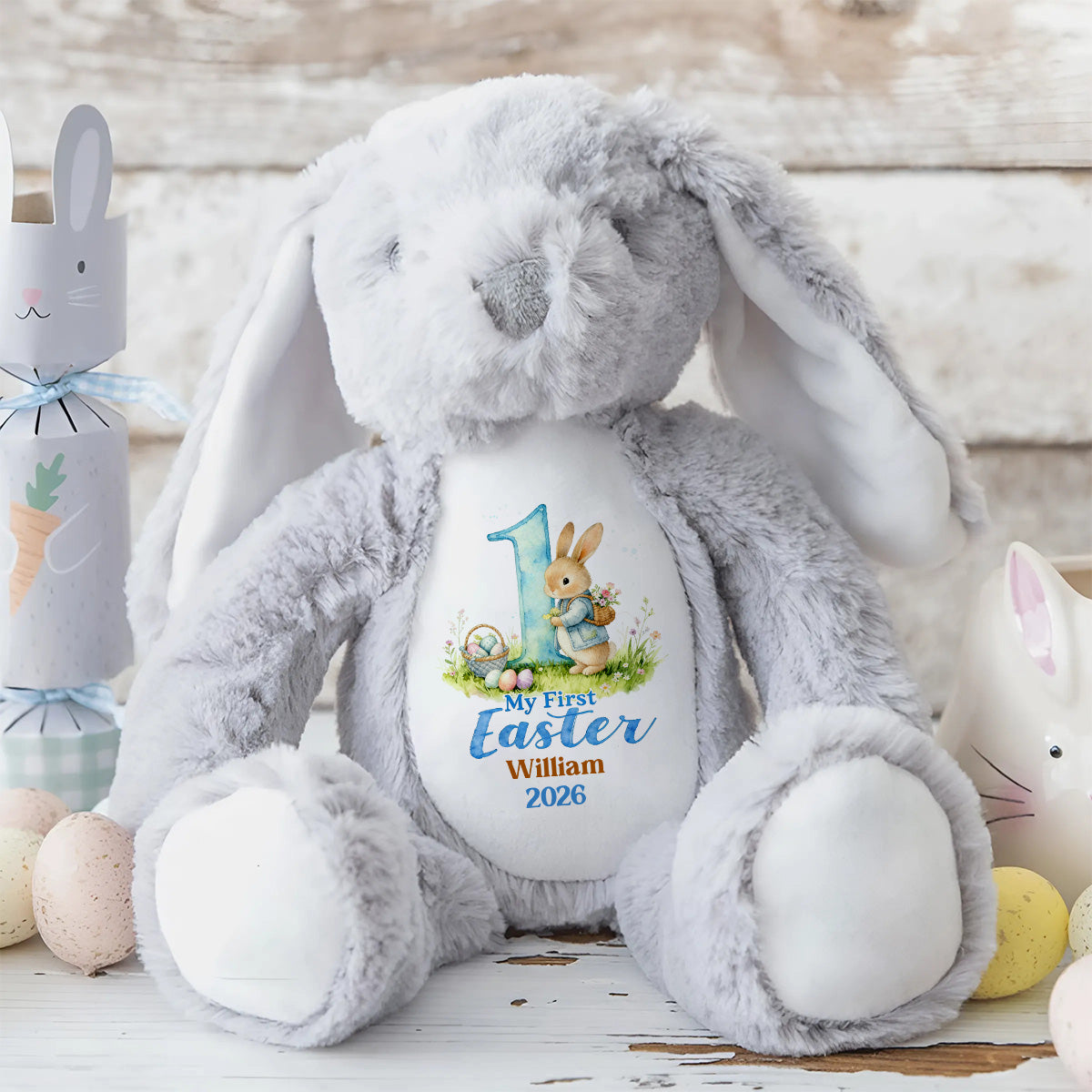 Baby's First Easter - Personalized Stuffed Bunny