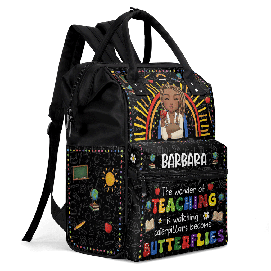 The Wonder Of Teaching - Personalized Duckbilled Backpack