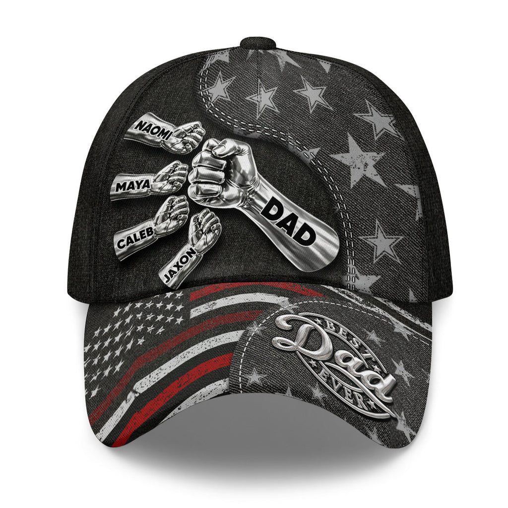 The Power Of Dad Comes From Love  - Personalized Classic Cap