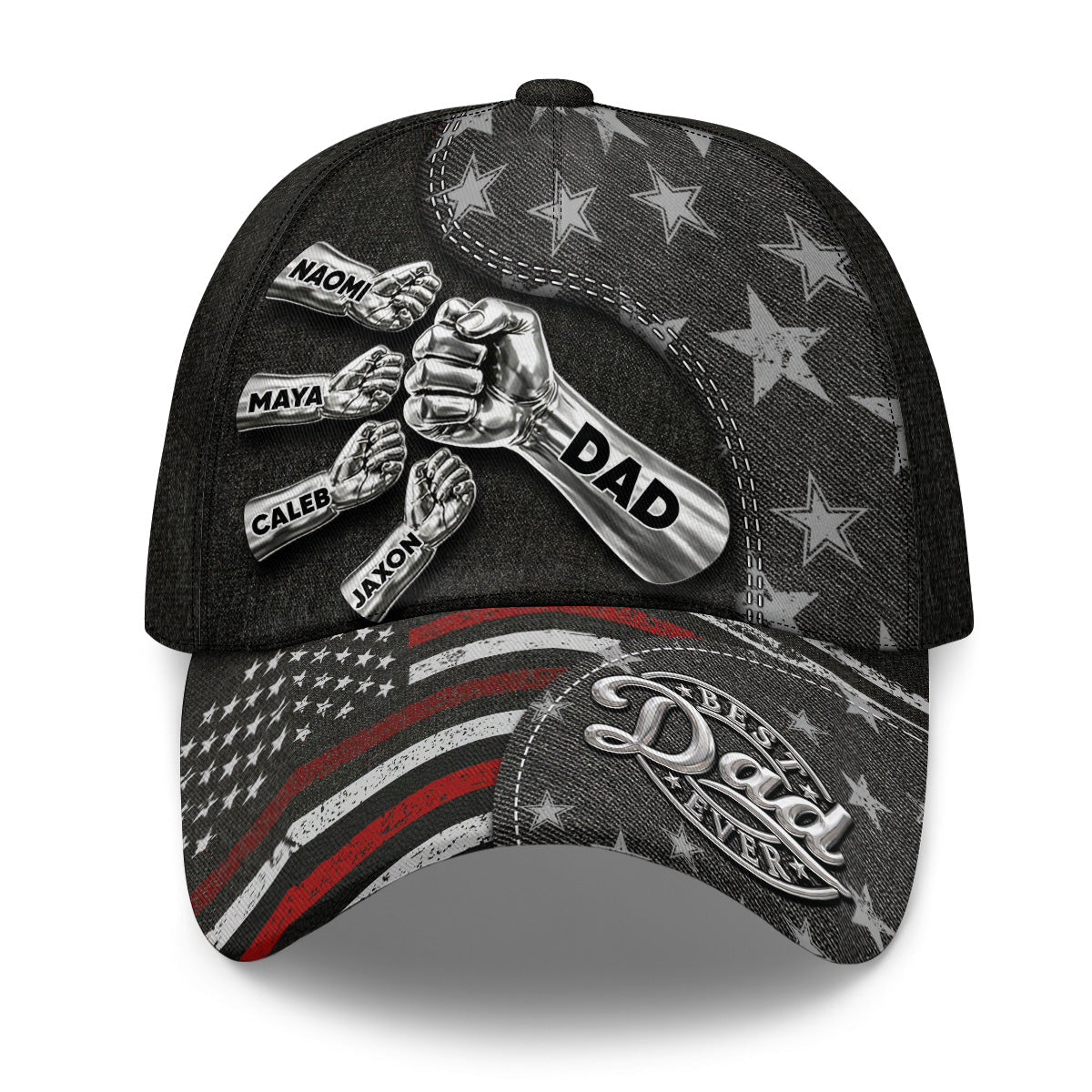 The Power Of Dad Comes From Love  - Personalized Classic Cap