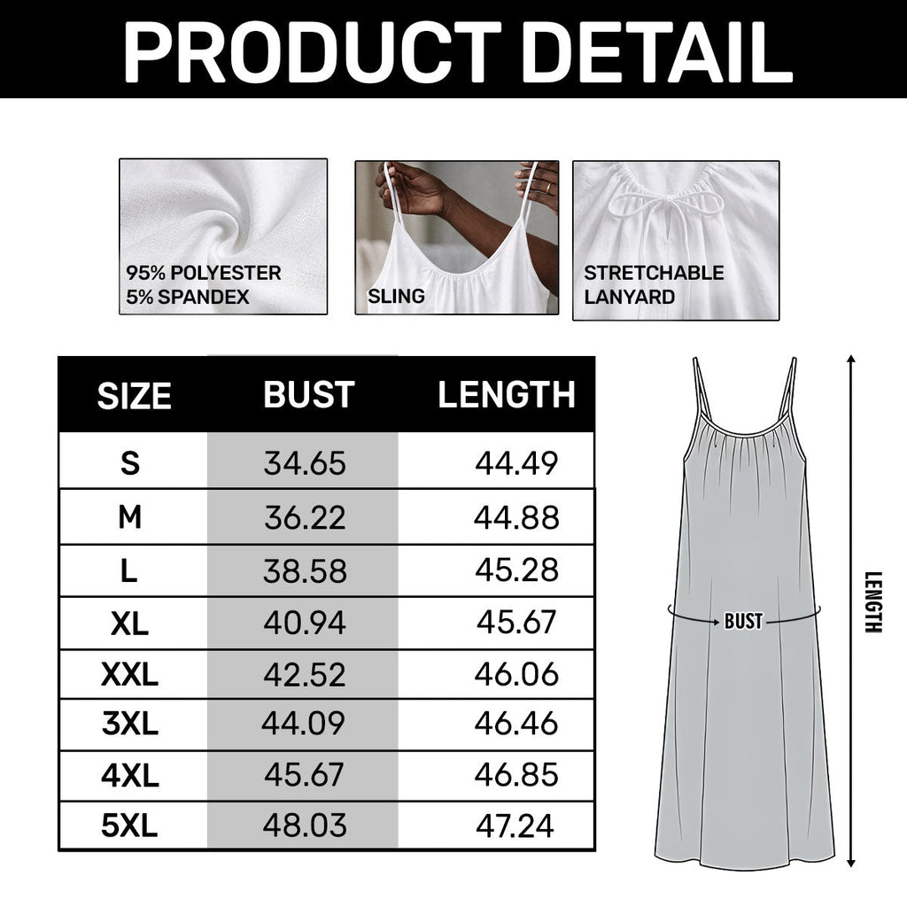 Zodiac Queen - Personalized Backless Cami Maxi Dress