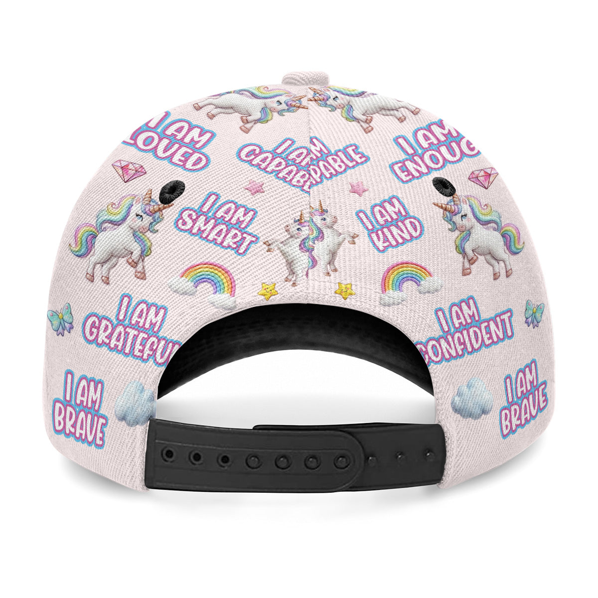 Unicorn Affirmation Custom Alphabet - Personalized Kid Classic Cap