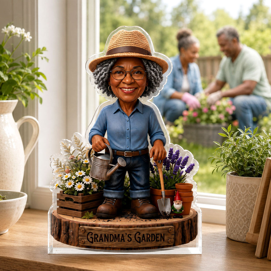 Custom Photo Garden Decor - Personalized Custom Shaped Acrylic Plaque