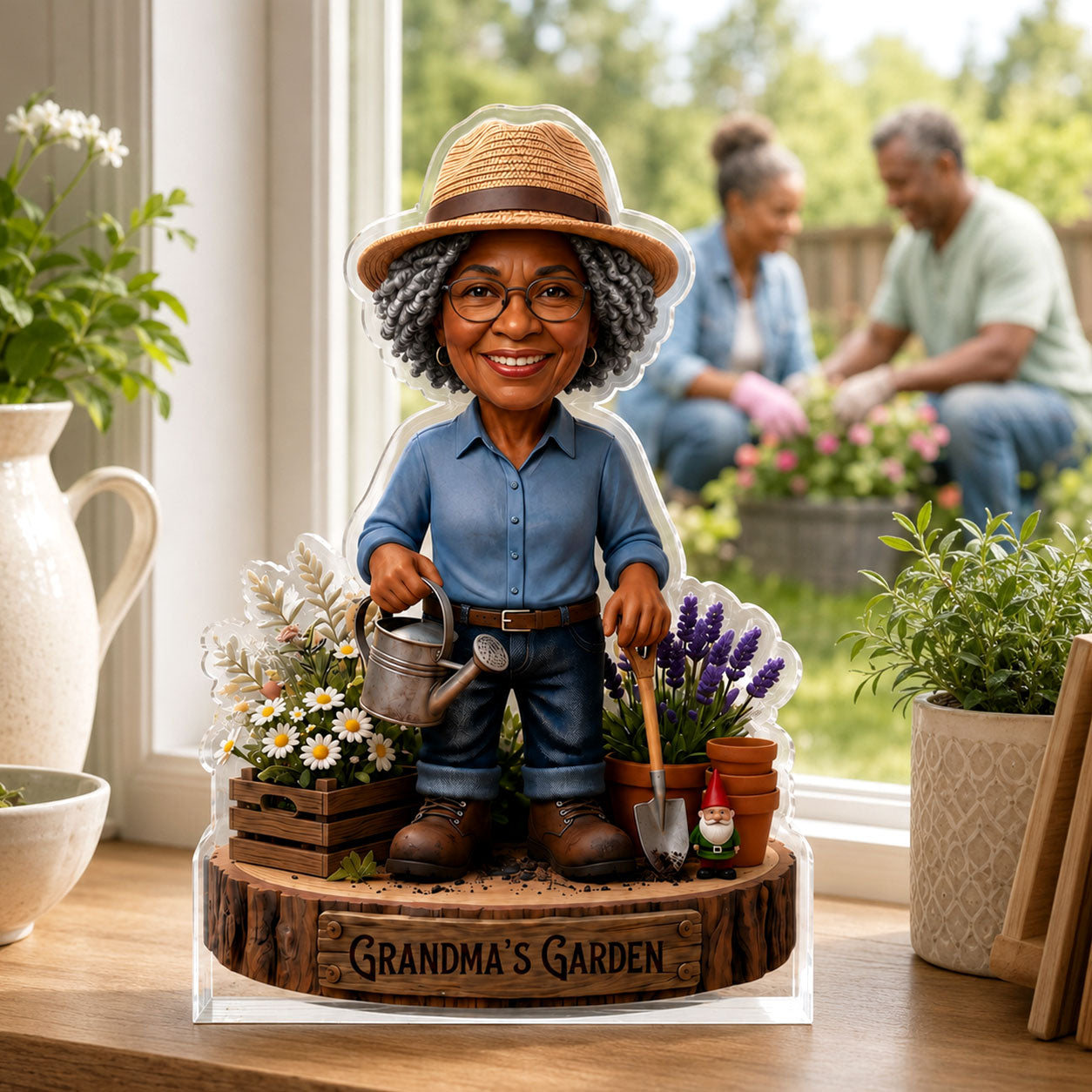 Custom Photo Garden Decor - Personalized Custom Shaped Acrylic Plaque