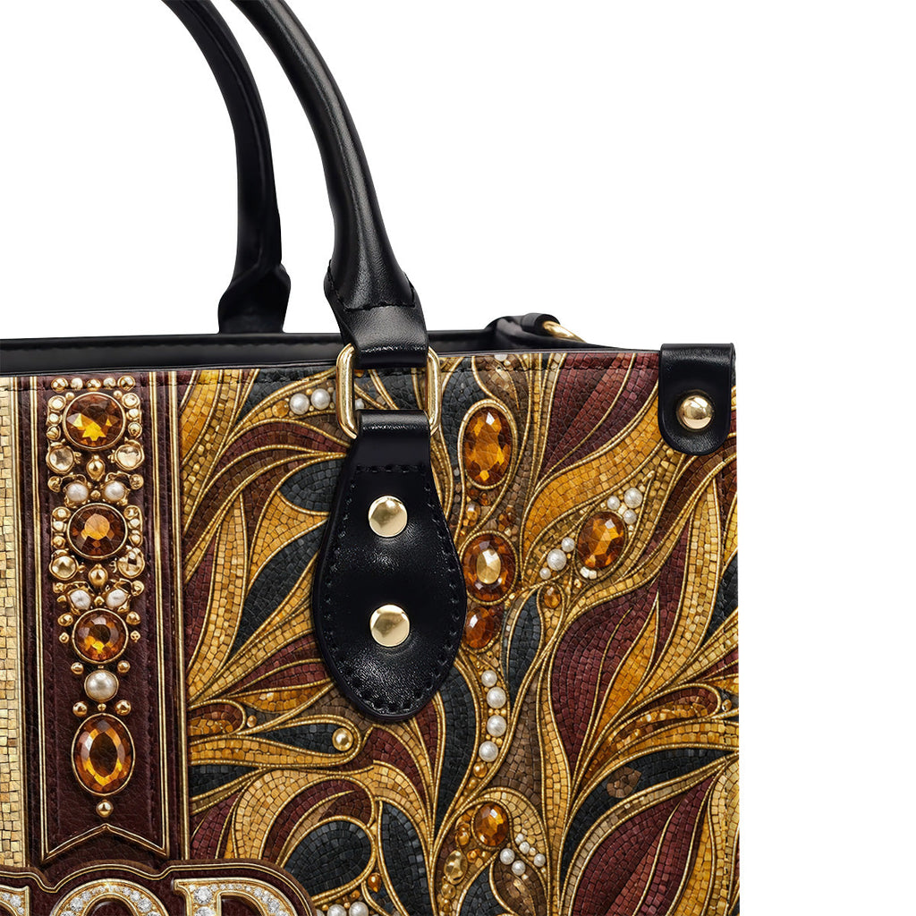 God Don't Play About Me - Personalized Leather Handbag