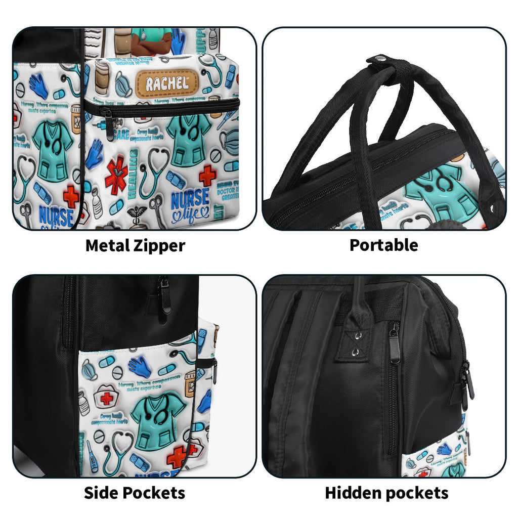 Nurse Life - Personalized Duckbilled Backpack