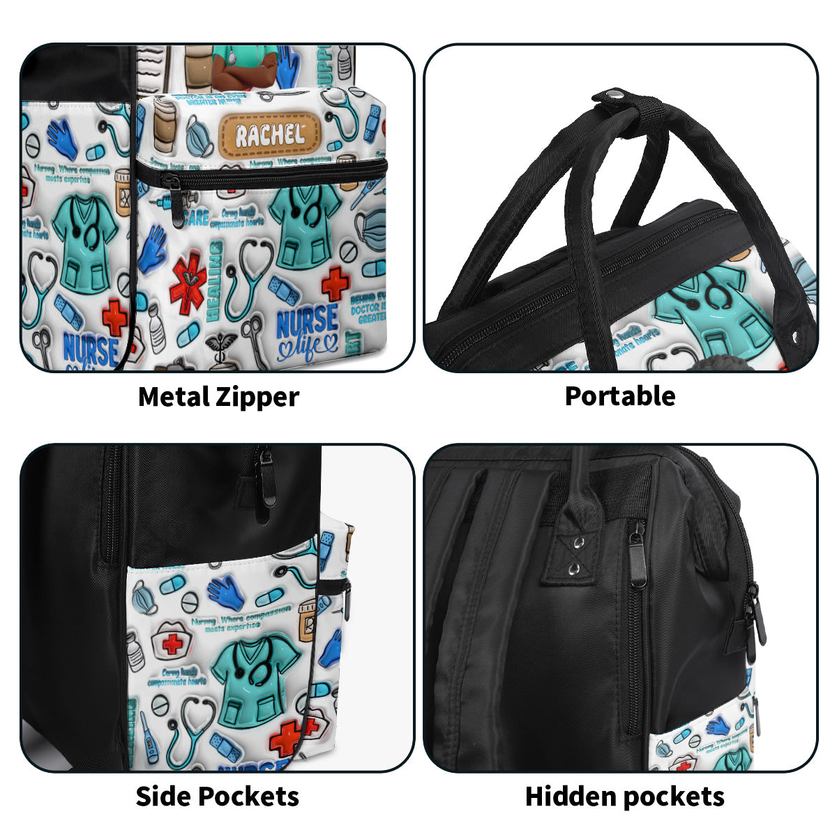 Nurse Life - Personalized Duckbilled Backpack