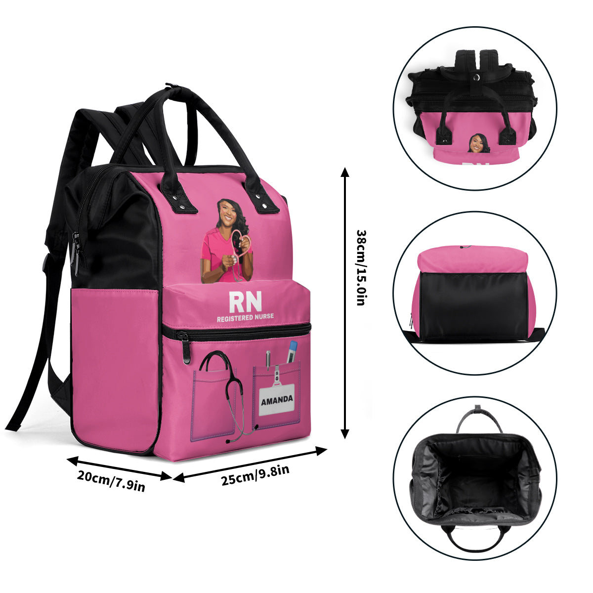 I'm A Nurse - Personalized Duckbilled Backpack