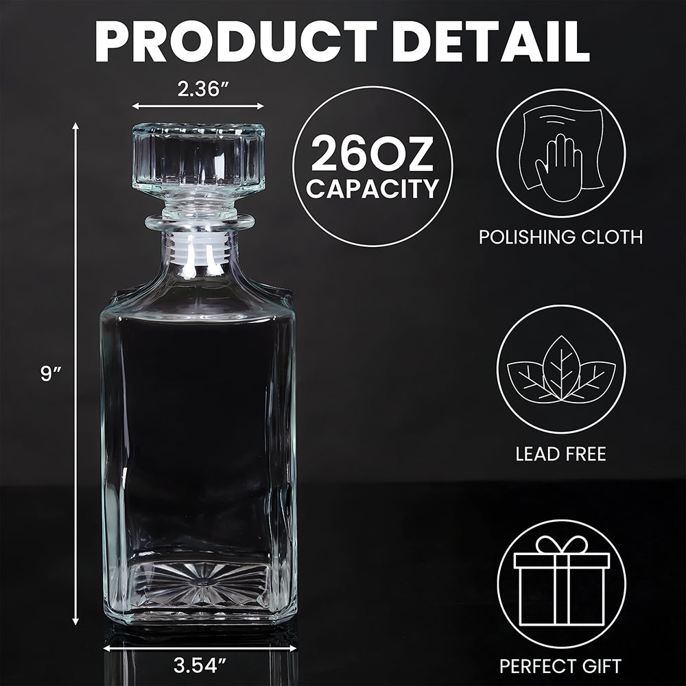 52th Anniversary Magic Game Personalized Gifts For Game Lovers Decanter Set 02kita280226